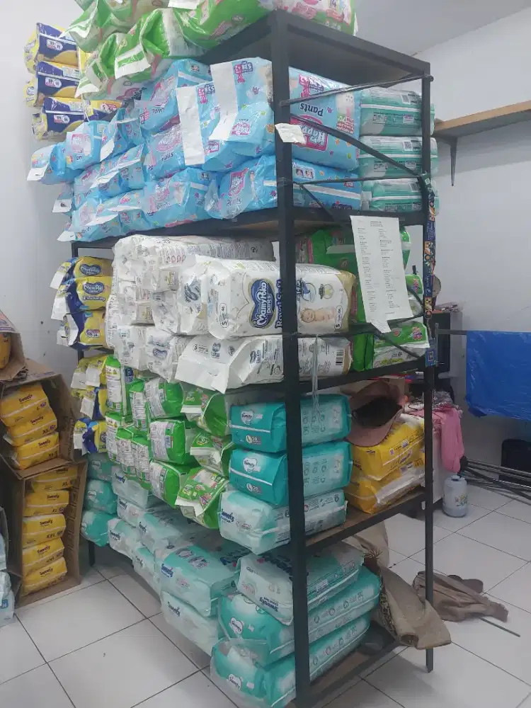 JUAL RAK BESI 5 TINGKAT