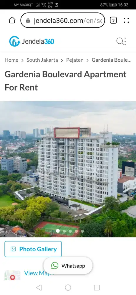 Sewa Apartemen Bersih Nyaman