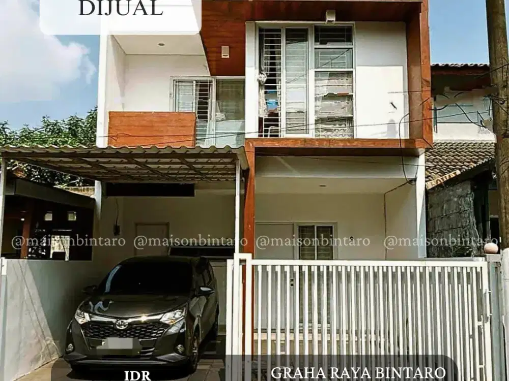 SIAP HUNI & HARGA MENARIK! Rumah 2 Lantai di Graha Raya Bintaro — Cocok untuk Keluarga, Akses Mudah (SP 0043)