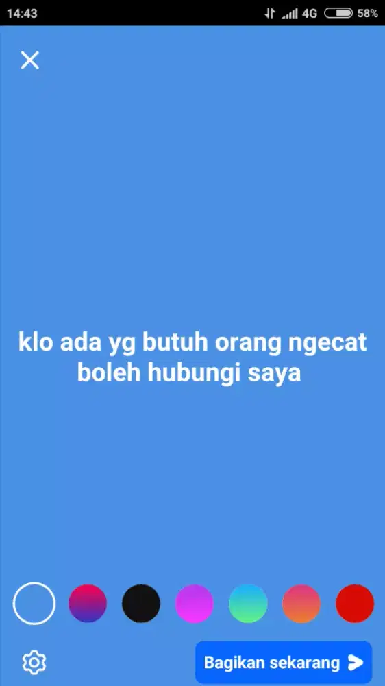 Saya lagi cari kerja