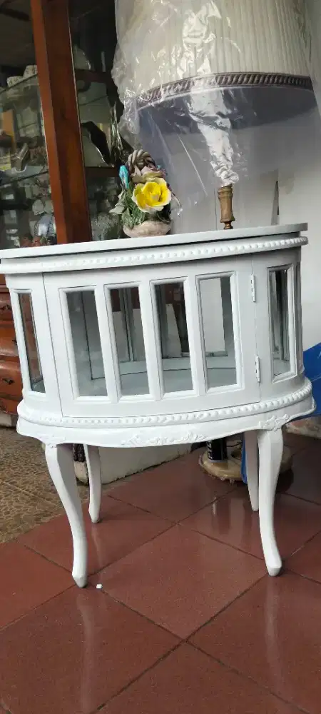 Meja teh kayu jati lawas