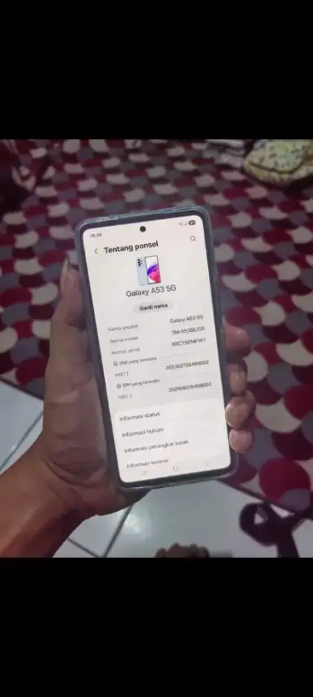 Jual samsung a53 5g 8/256