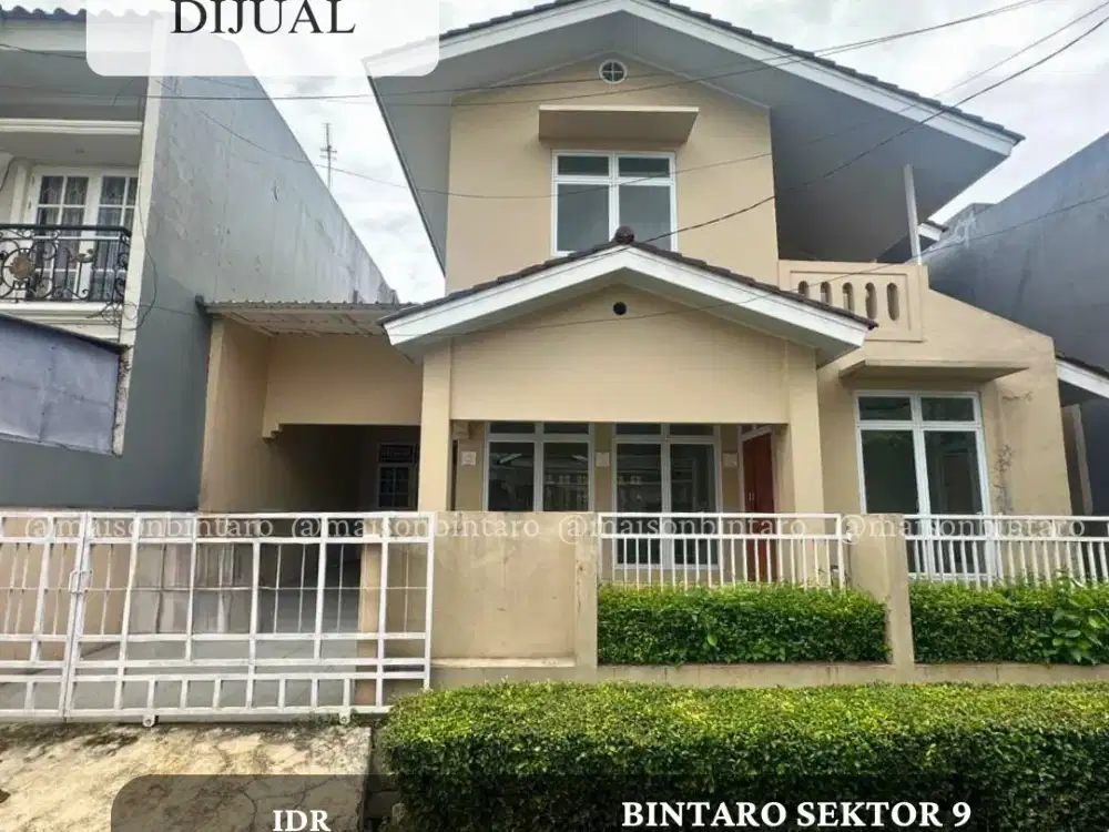 SIAP DITEMPATI! Rumah Nyaman di Bintaro Sektor 9 (SP 0660)