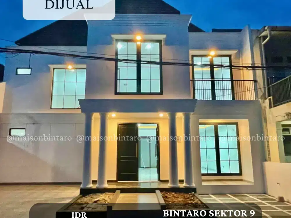 BRAND NEW! Rumah Siap Ditempati di Kawasan Bintaro Sektor 9 (SP 0659)