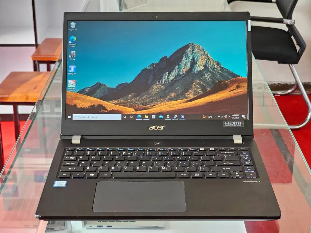 ACER TRAVELMATE X314-51 intel Core i5 Gen 8 Ram 16 GB SSD 256 GB Lampu