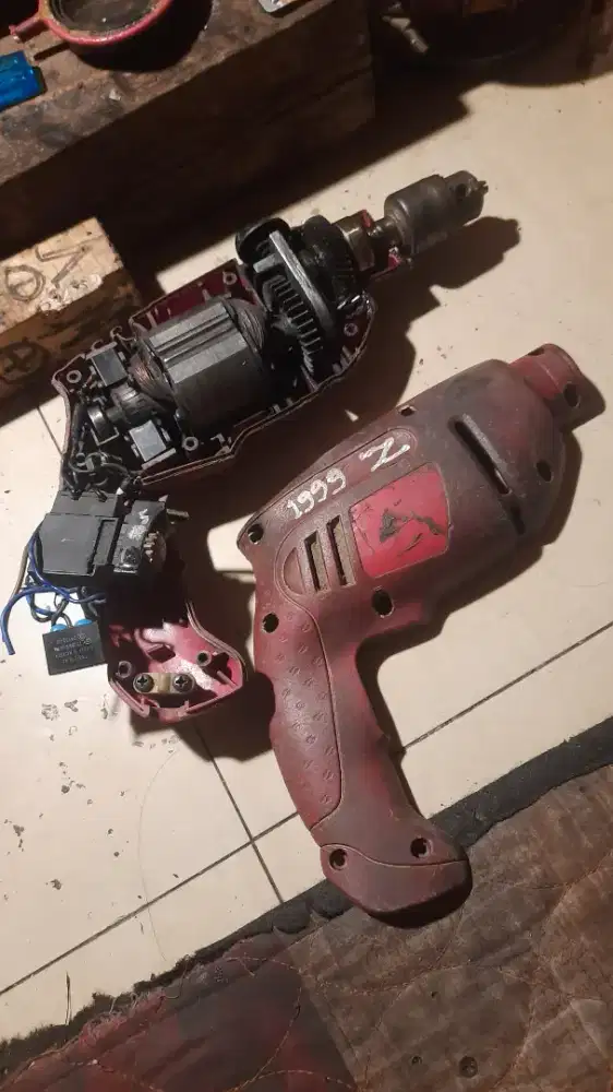 Bor Tangan Jadul SKIL 6002 Recahan Untuk Kanibalan