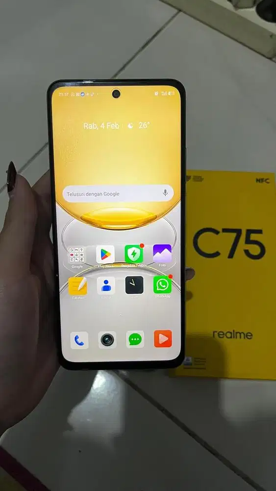 REALME C75 Ram 8/128 FULSET PEMAKAIAN BLM SAMPE SEBULAN