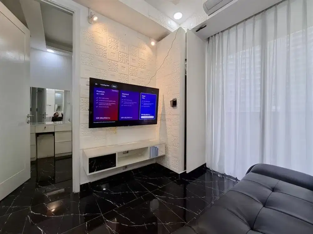 Taman Anggrek Residences 1BR – Desain Modern Contemporary Luxury, Area Central Park