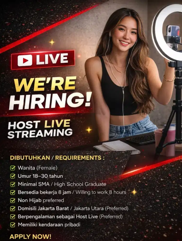 Host live streaming
