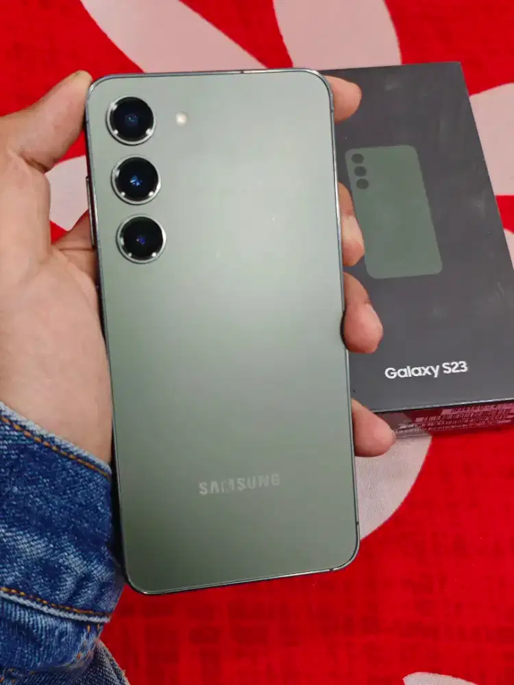 Samsung S23 8/256GB 5G SEIN warna green muluss 95%