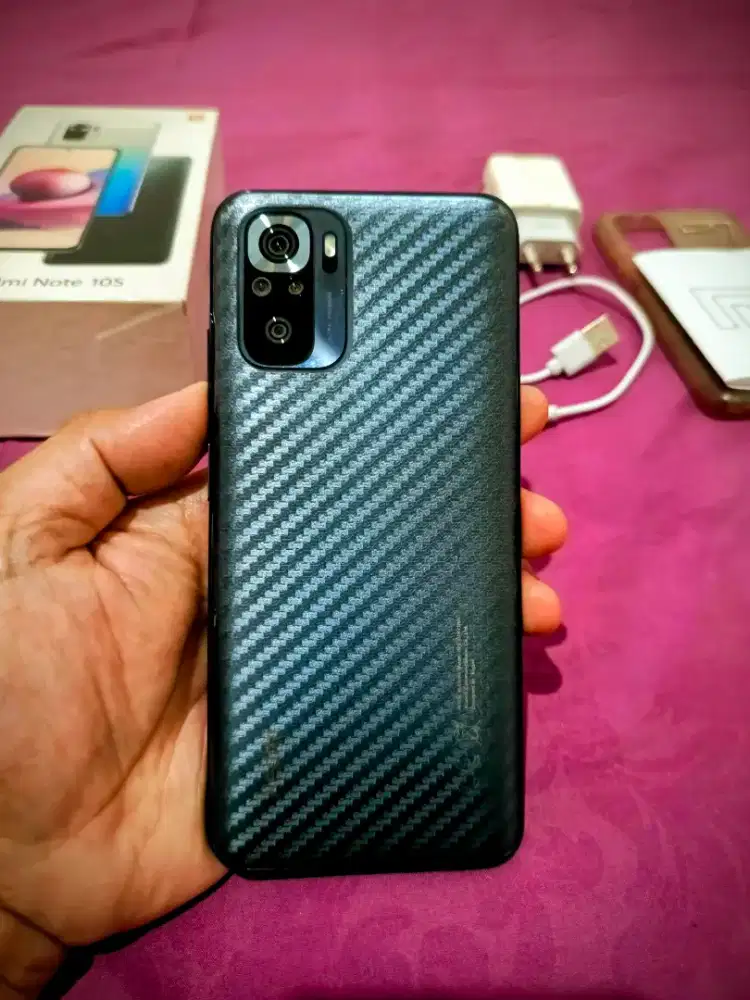 Xiaomi Redmi Note 10s Gray Abu RAM 6+5/128 Mulus Kopo Katapang Bandung