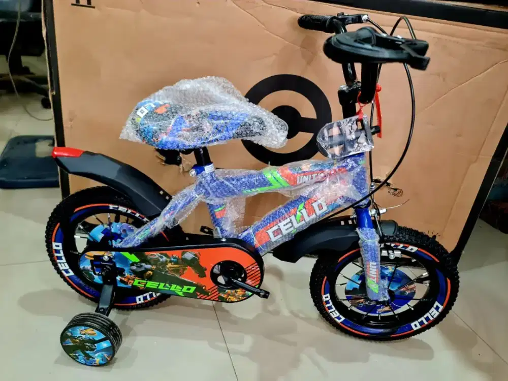 Sepeda Anak Sepeda BMX 12 Inch CELLO ( JARI-JARI MOTOR )