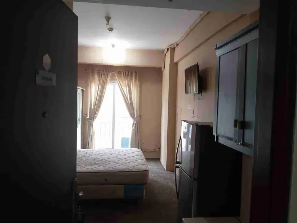 dijual BU apartemen Sunter park view, Type studio furnished lantai rendah luas 22m2