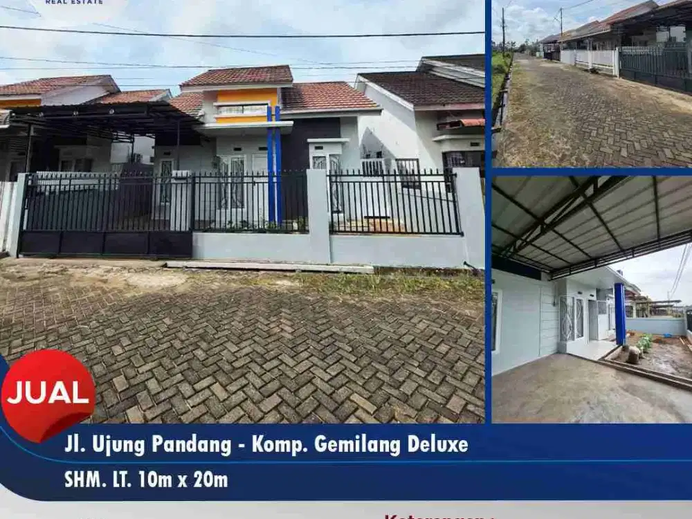 dijual rumah tinggal Jl. Ujung Pandang Komp. Gemilang Deluxe