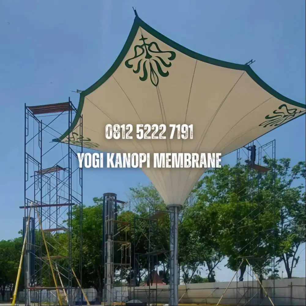 Custom Tenda Membrane Outdoor - Bahan Import HeyTex & Rangka Kuat