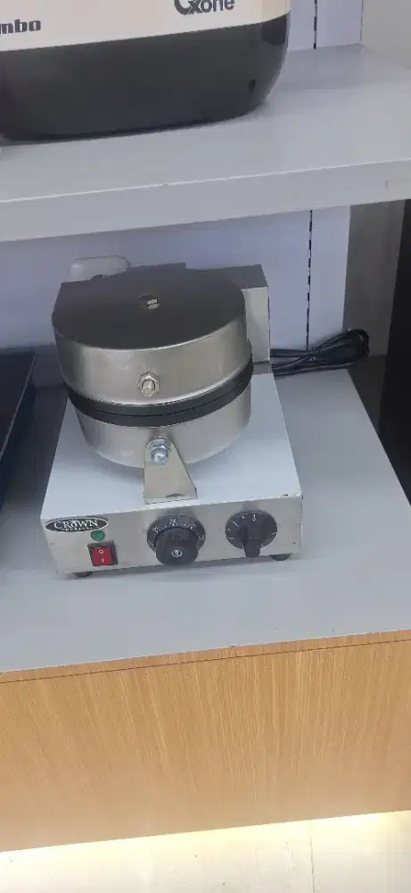 Mesin Pembuat Waffle Wafer Baker Crown Alat Waffel
