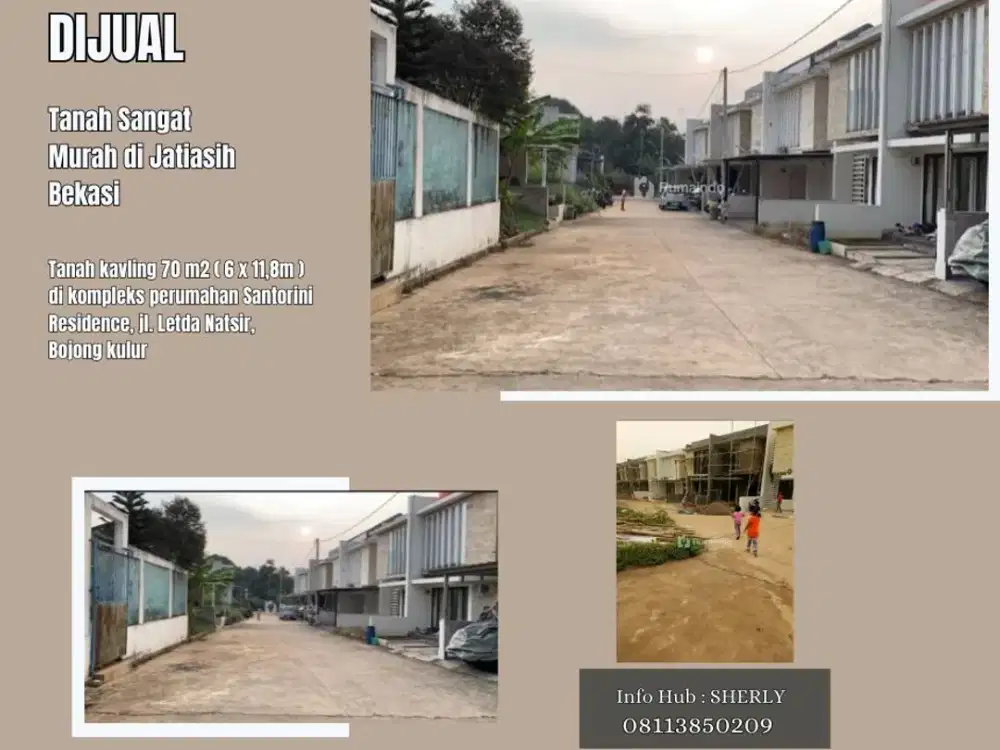 Dijual Tanah Sangat Murah di Jatiasih Bekasi