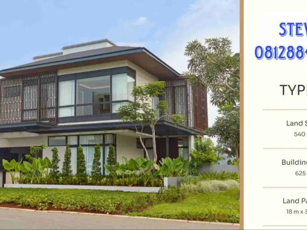 Rumah Mewah dekat Lapangan Golf dan Pintu Tol Cimanggis