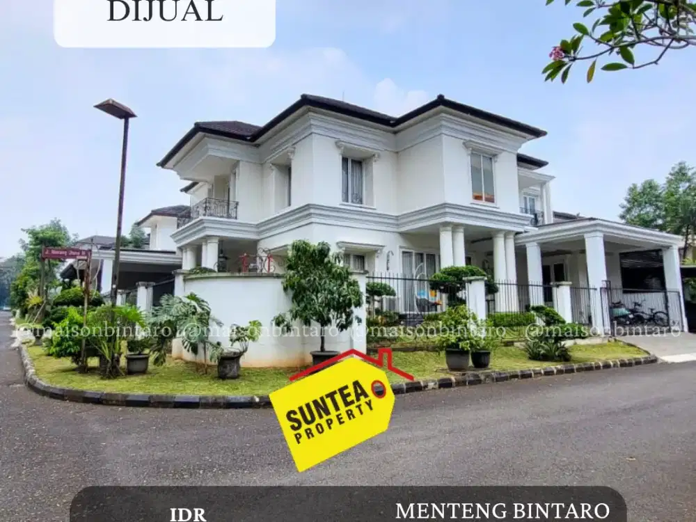TERMURAH DI KELASNYA! Rumah Mewah & Prestisius di Menteng Bintaro — LT & LB Sangat Luas (SP 0105)