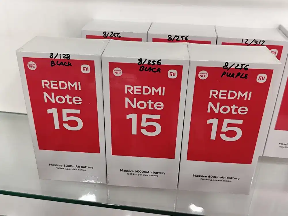 Redmi Note 15 4G New,PROMO TERMURAH+FREE TUMBLER,Bisa COD