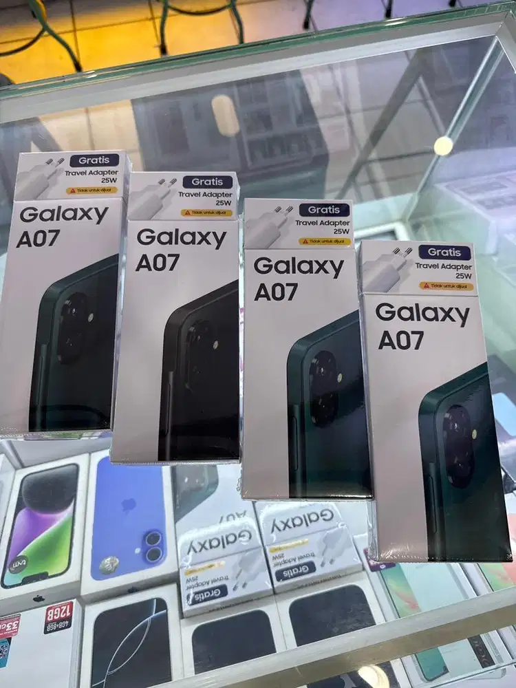 GRATIS TAMPERGLASS Samsung A07 8/256 NEW SEIN