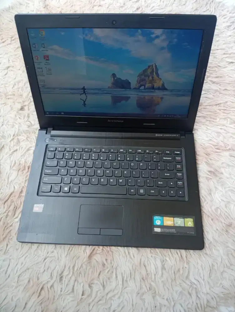 Laptop lenovo AMD A8 dual vga body slim ram 8gb