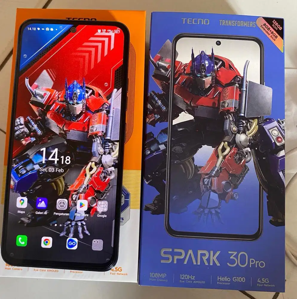 Tecno spark 30pro ram 8/128gb