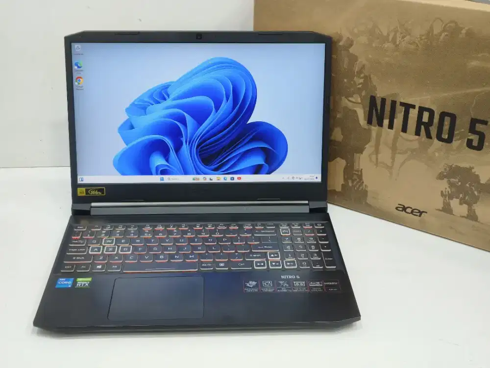 Jual Acer Nitro 5 Core i5 Gen 11 RTX 3050 (4GB) RAM 16/ SSD 512 GB