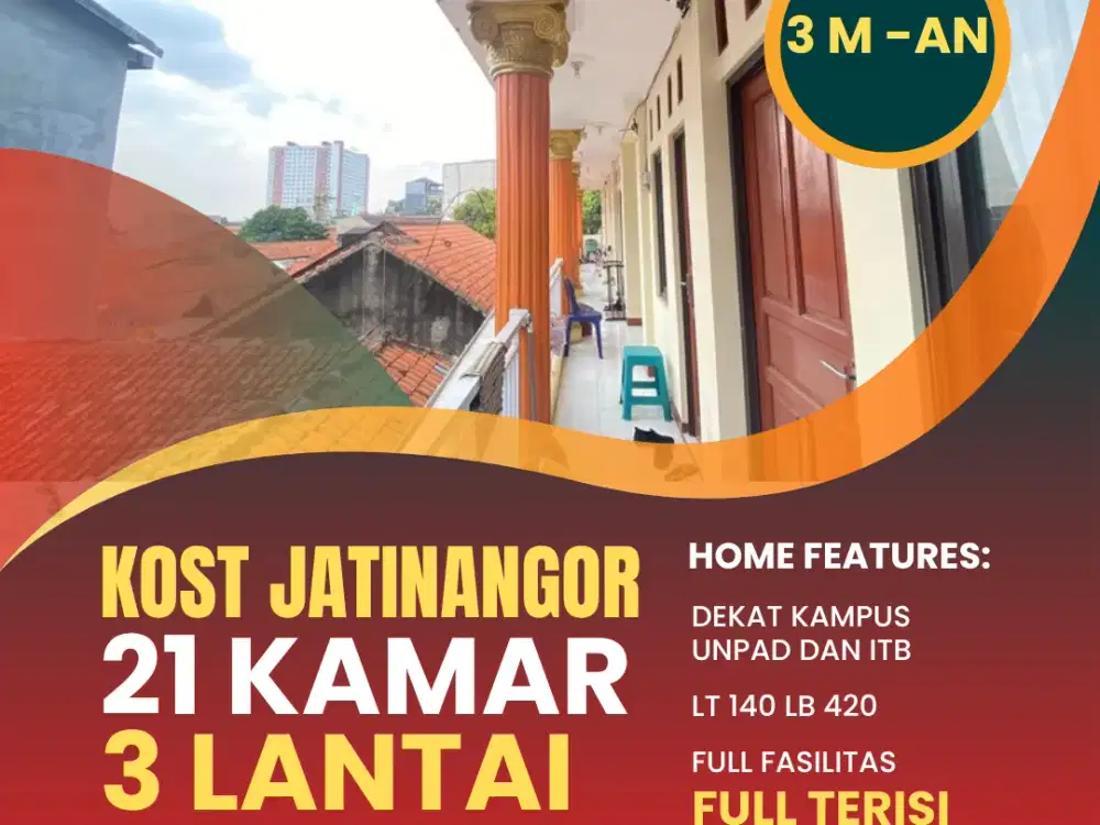 DIJUAL KOSAN FULL PENYEWA 2 MENIT UNPAD JATINANGOR