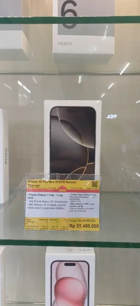 Jual handphone iphone 16 pro max