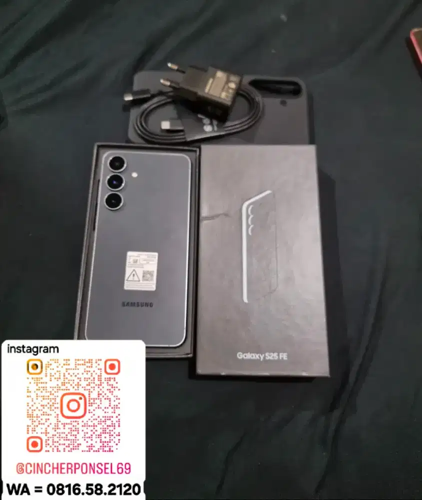 Jual hp bekas review SAMSUNG S25 fe 5g  istimewa likeNEW FREE adaptor