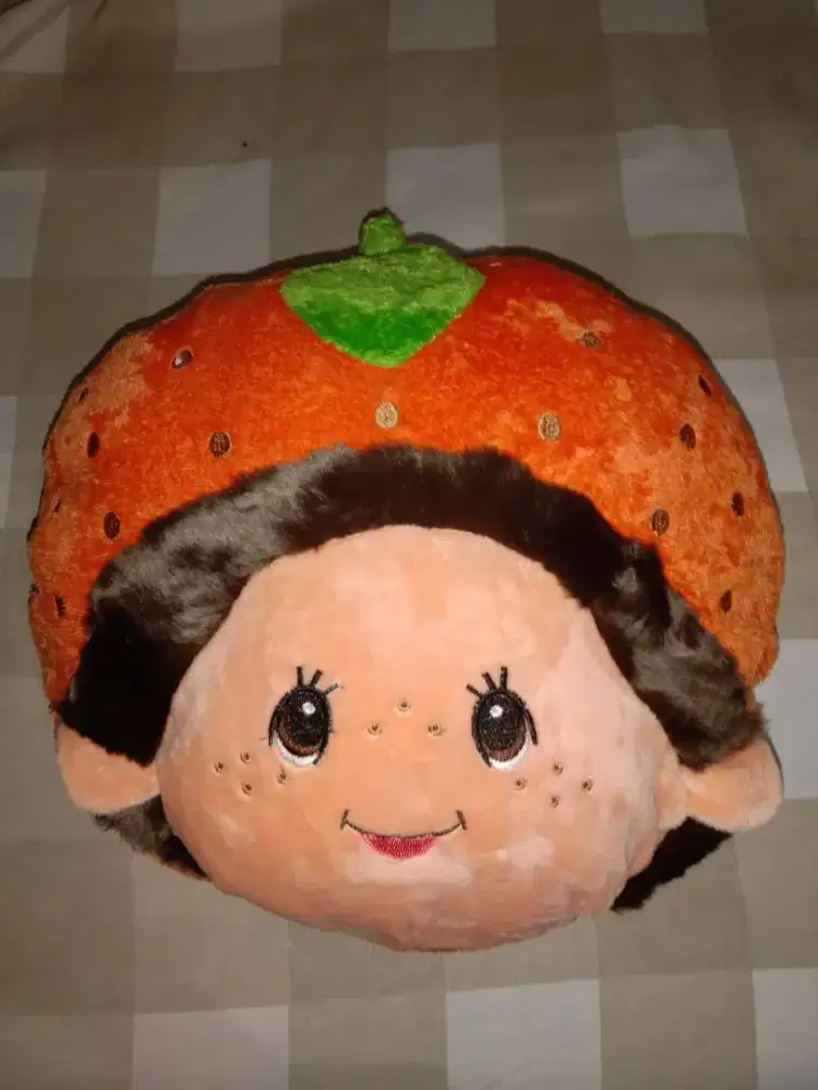 Boneka Plush Stroberi Lucu – Baru & Lembut