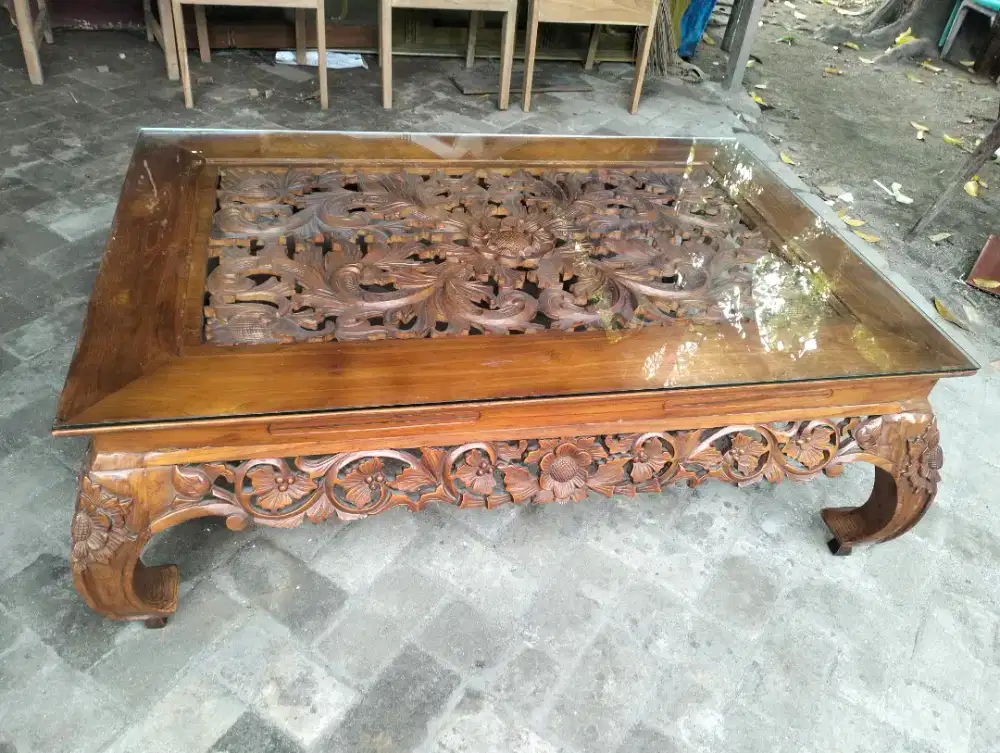meja Ketapang jati Jepara asli 120x60, harga net