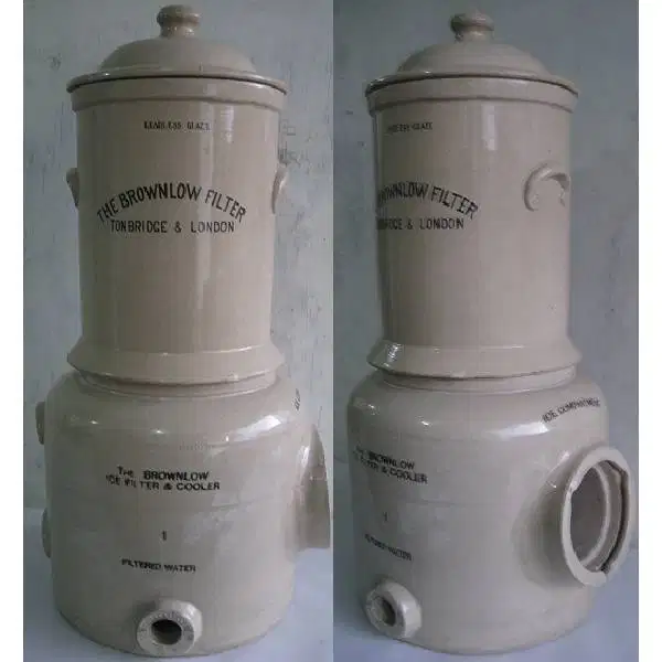 Kuno Art nouveau filter air anti bakteri / tempat air minum The Brownl