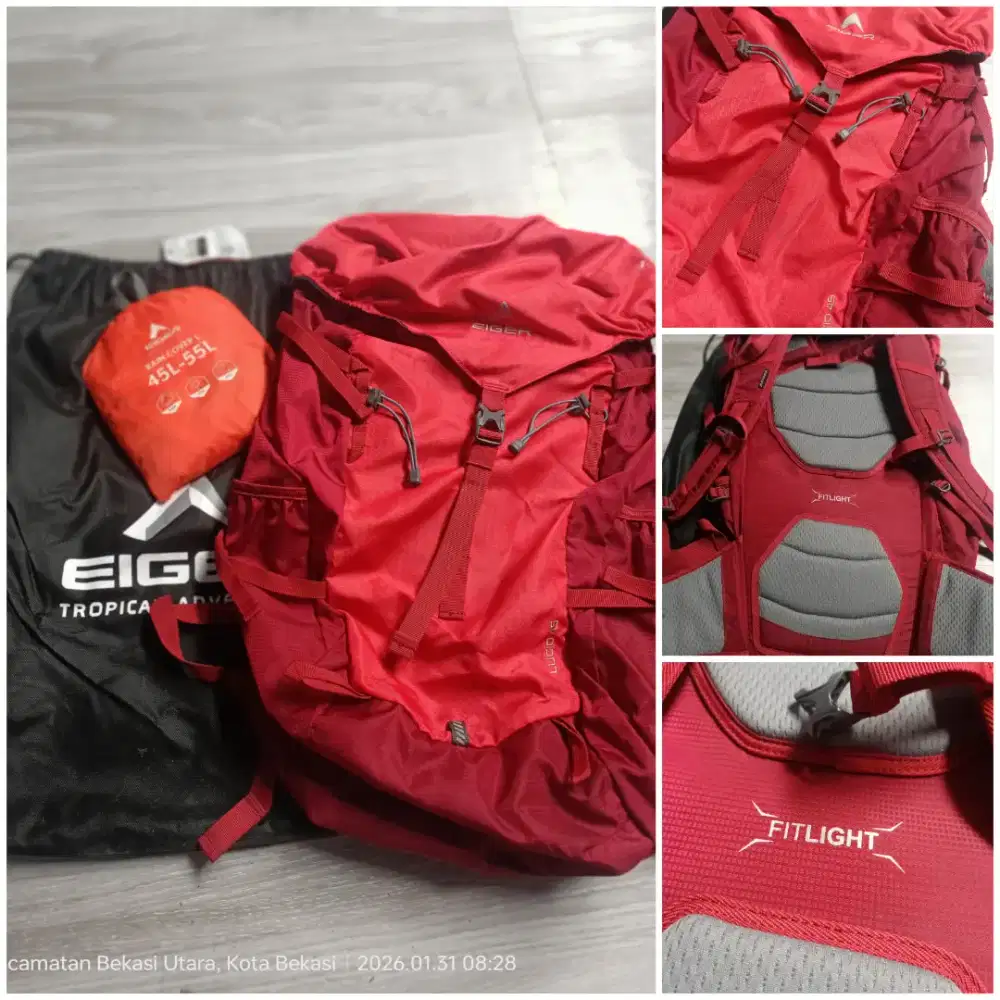 Bundling Tas Carrier Eiger dan Tenda Eiger