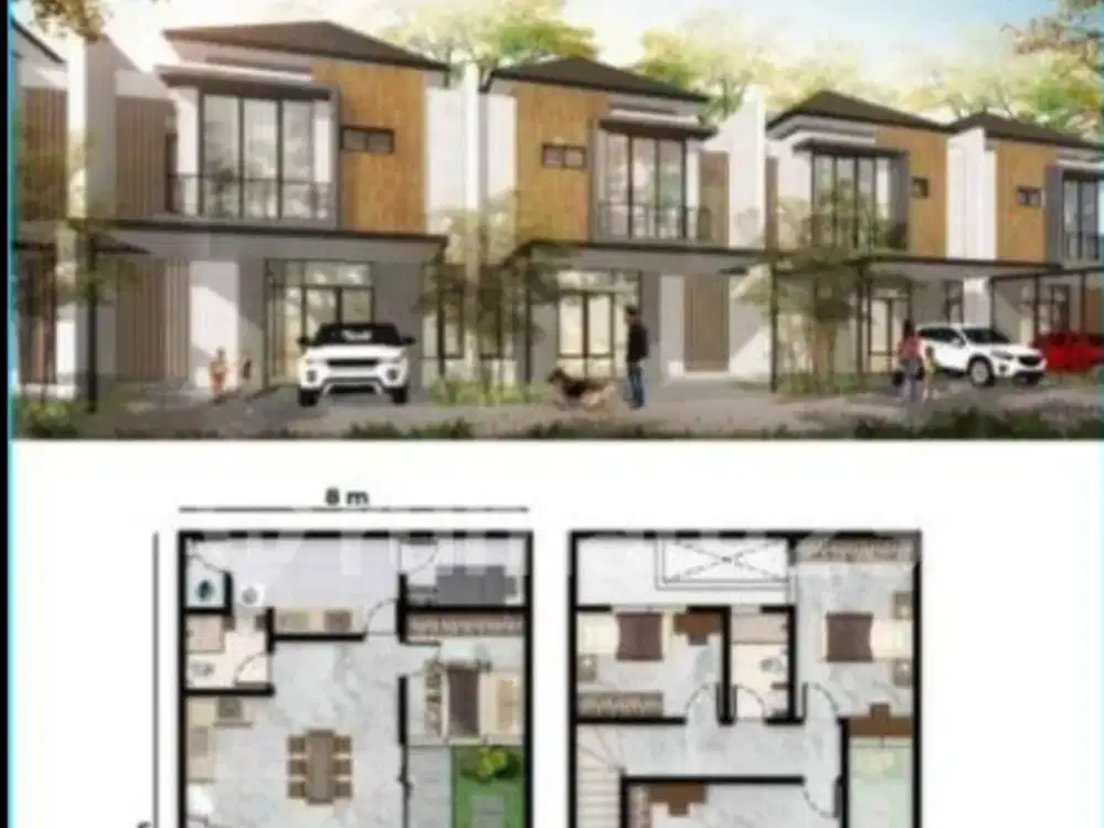 Dijual Rumah Pik2 Cluster Simprug Village Uk 8x15