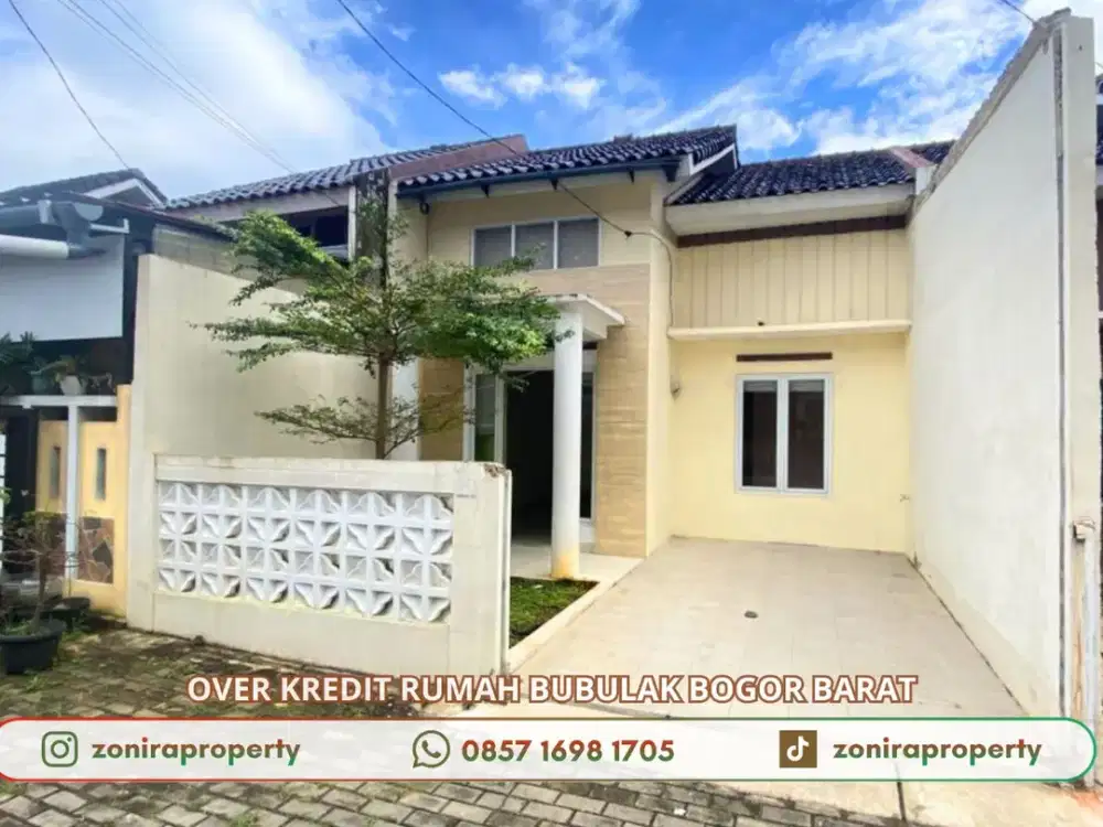 JUAL TAKE OVER RUMAH 79jt dkt IPB Bogor di Cifor Residence