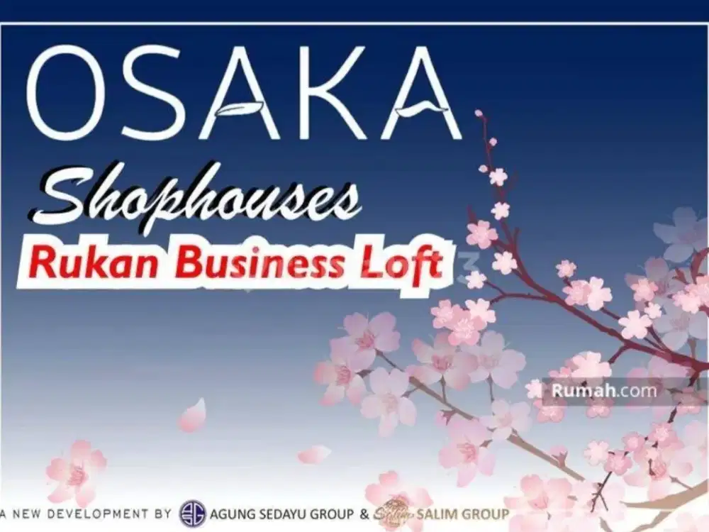 Dijual Ruko Osaka Uk 4,5x16,25 Posisi Badan 3 Lantai Pik2