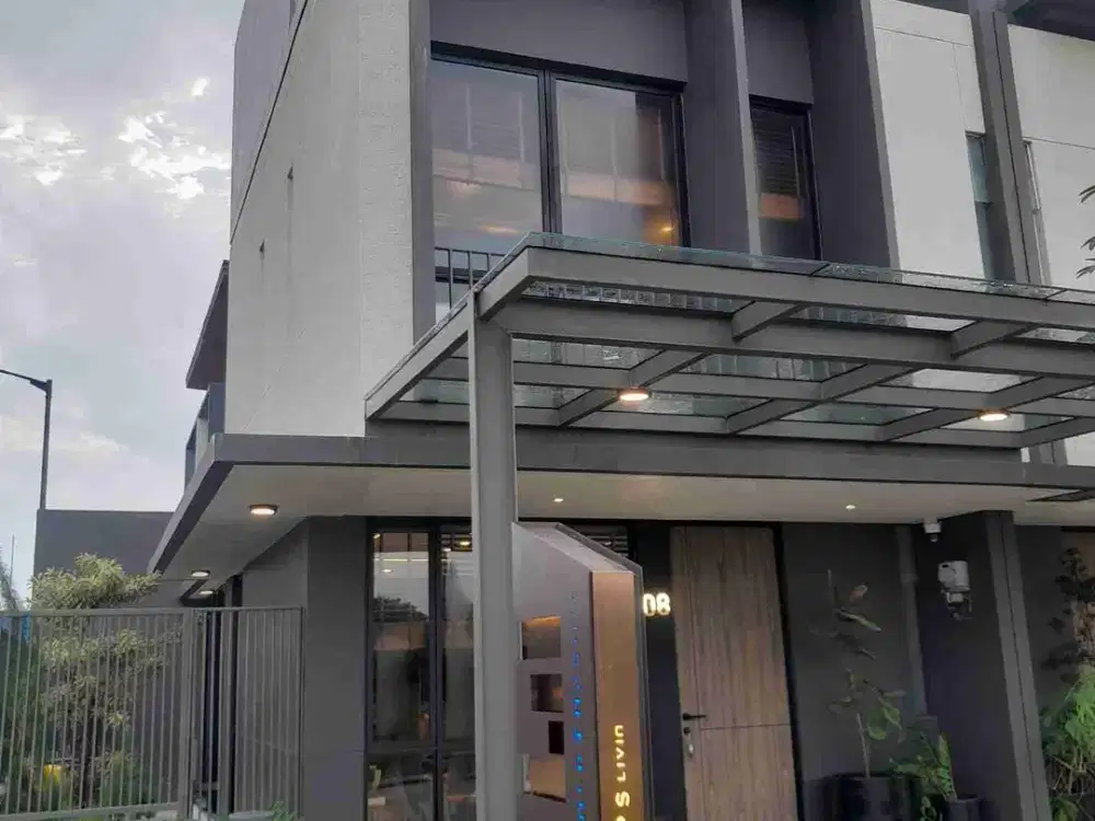 rumah elegan design 3 lantai 4 kamar promo dp kpr di subsidi di lippo cikarang