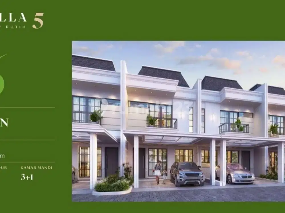 Dijual Rumah Cluster Villa Pasir Putih 5 Uk 6x15