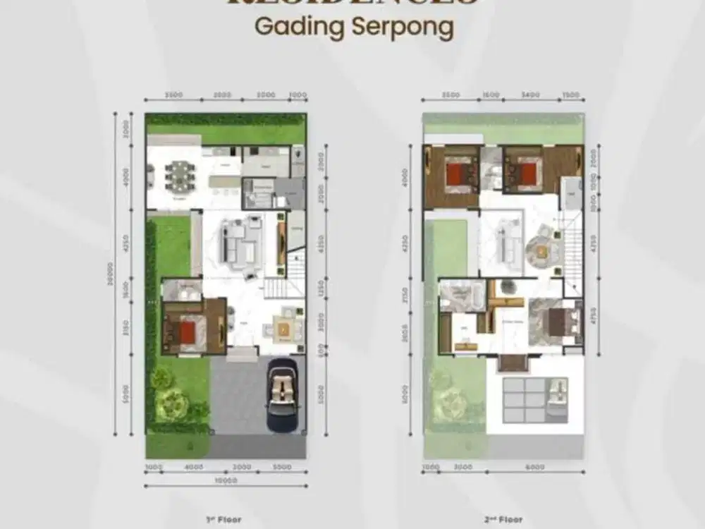 Rumah 10x20 Cluster MATERA RESIDENCES Gading Serpong Paramount Land