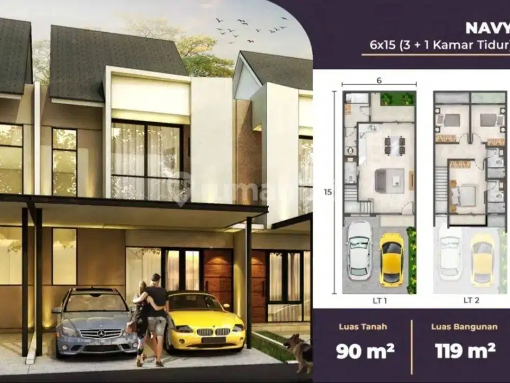 Dijual Rumah Milenial Cluster California Uk 6x15 di Pik2