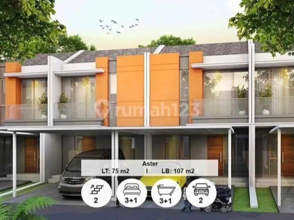 Dijual Rumah Cluster Hawai Cove Uk 6x12,5 Pik2