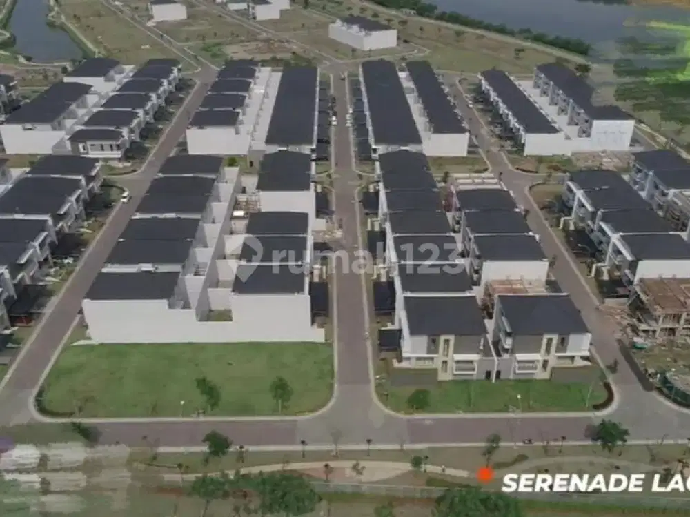 Dijual Rumah Cluster Serenade Lagoon Uk 12x25 Posisi Hoek