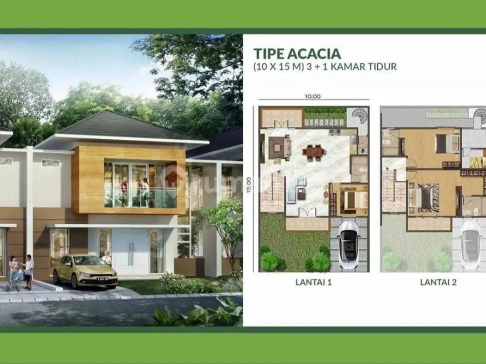 Dijual Cepat Rumah Cluster Symphony Golf Uk 8x15