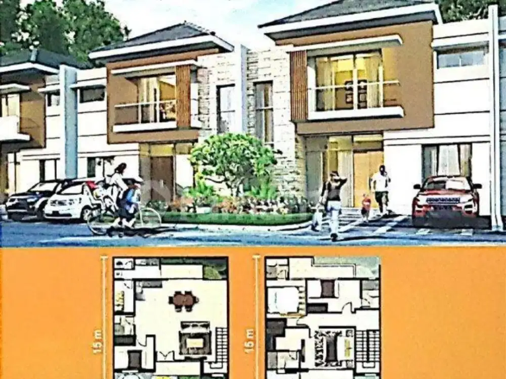 Dijual Rumah Cluster Nashville Boulevard Uk 10x15 Pik2