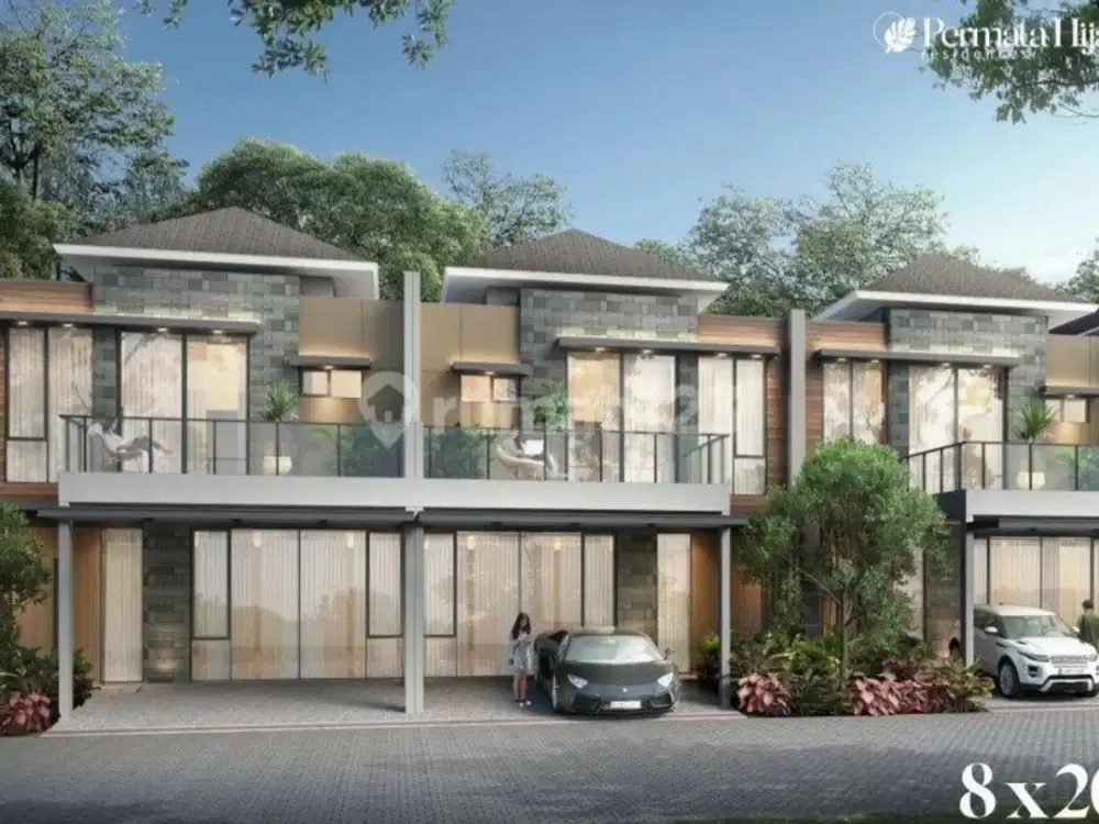 Dijual Rumah Cluster Permata Hijau Residence Uk 8x20 Pik2