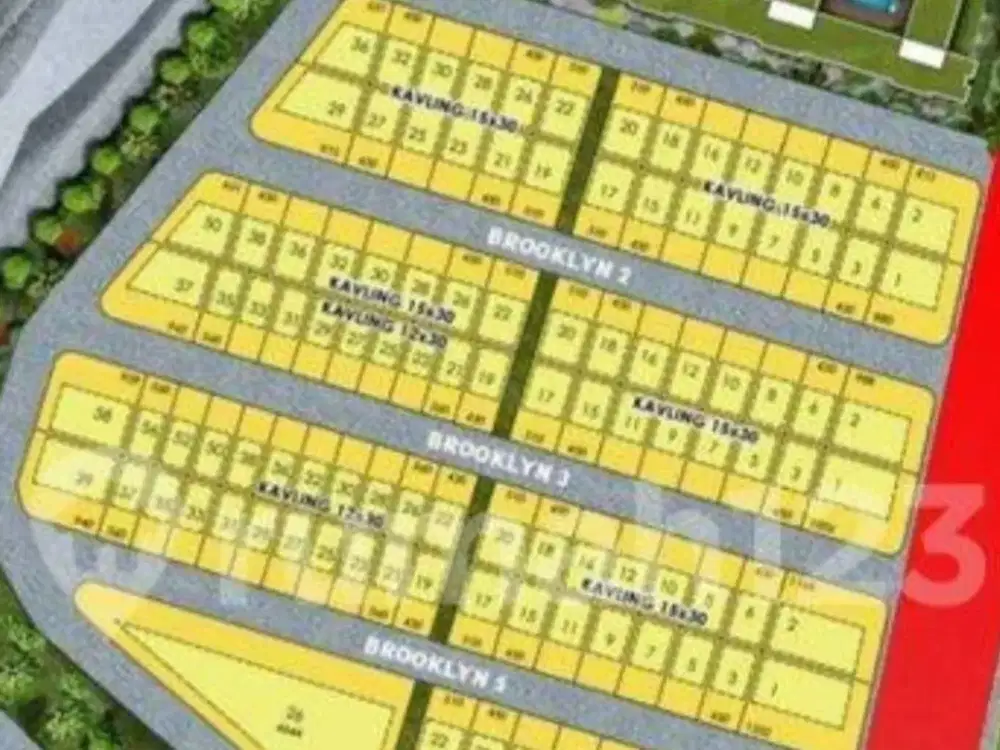 Dijual Kavling Brooklyn Uk 12x30 Pik2