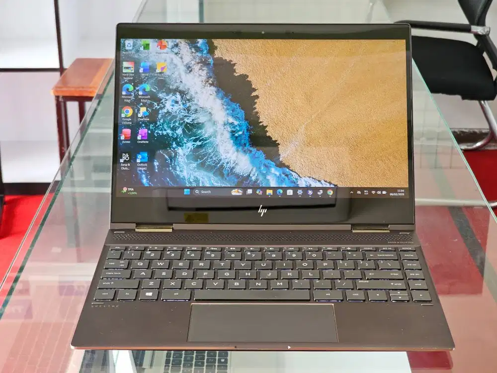 HP SPECTRE X360 13 intel Core i5 SSD Layar Touchscreen Bisa di lipat j