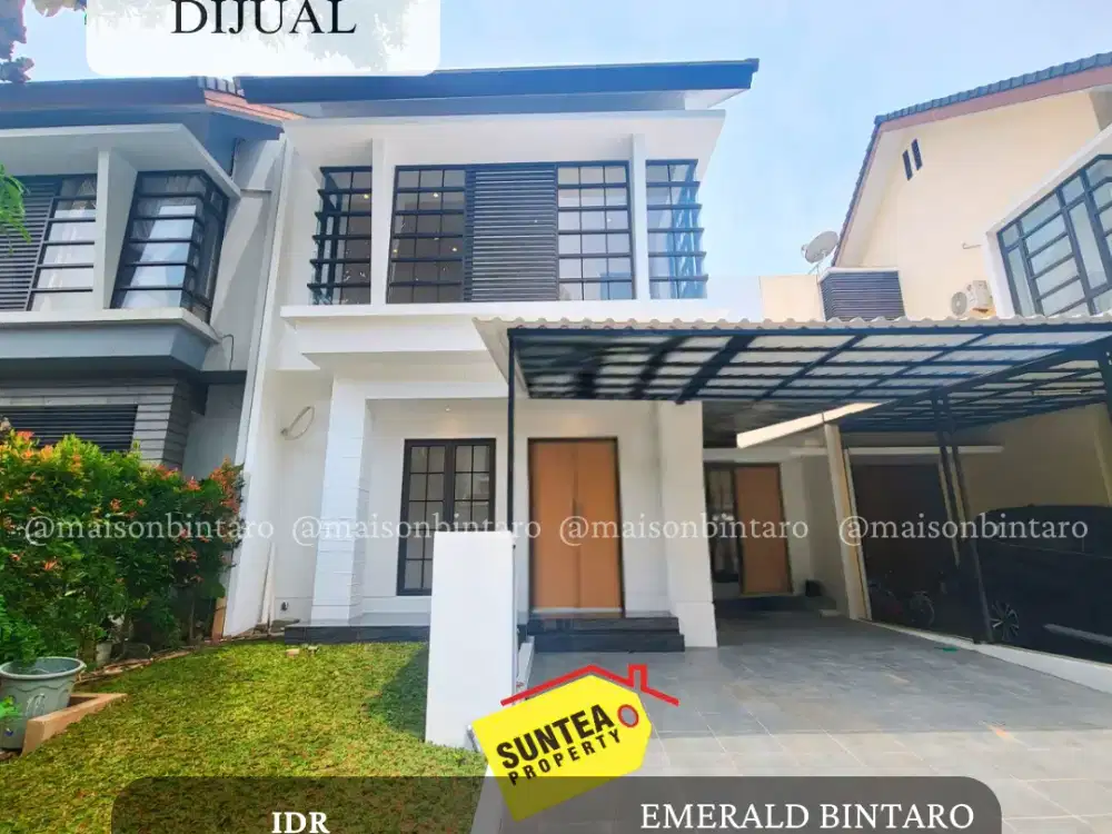 DIJUAL CEPAT! Rumah Full Renovasi di Emerald Bintaro — Bangunan Rapi, Siap Huni (SP 0110)